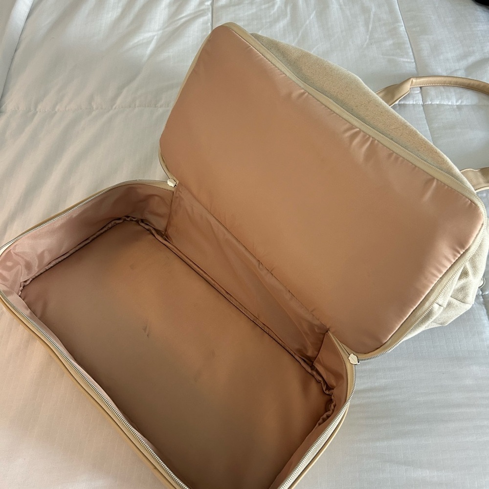 Beis Cream and Tan Weekender Bag - Picture 4 of 7